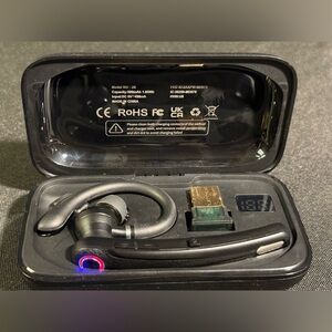 Atheewon Wireless Black Over-Ear Headphones